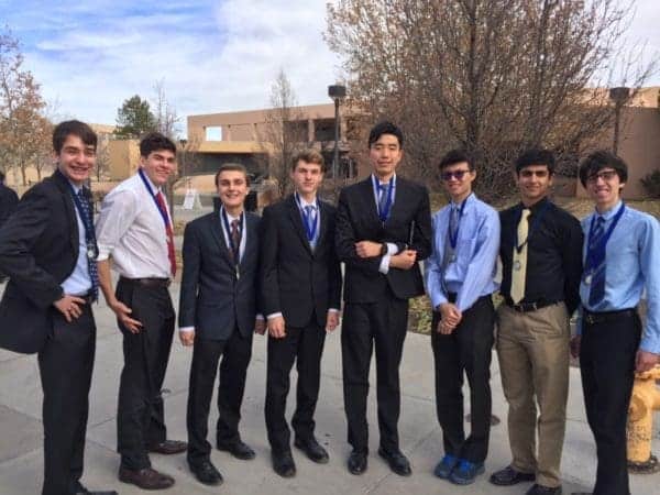 Eight Members of Albuquerque Academy Business Club Qualify for the New Mexico State DECA Conference
