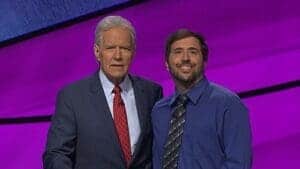 Math Teacher Mr. Zuffranieri with Alex Trebek