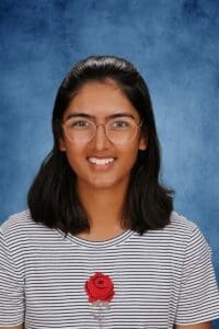 High school student at Albuquerque Academy in New Mexico, smiling for a school portrait.