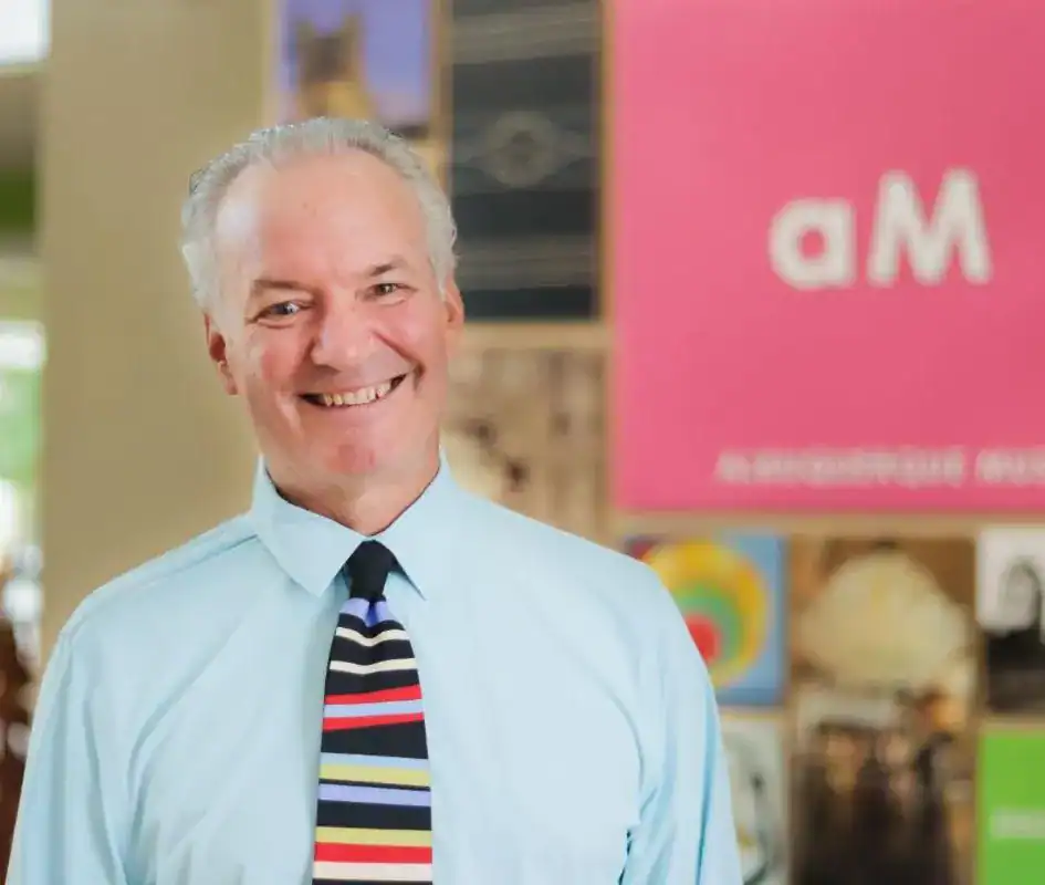 Dedicated faculty member at Albuquerque Academy promoting innovative education.