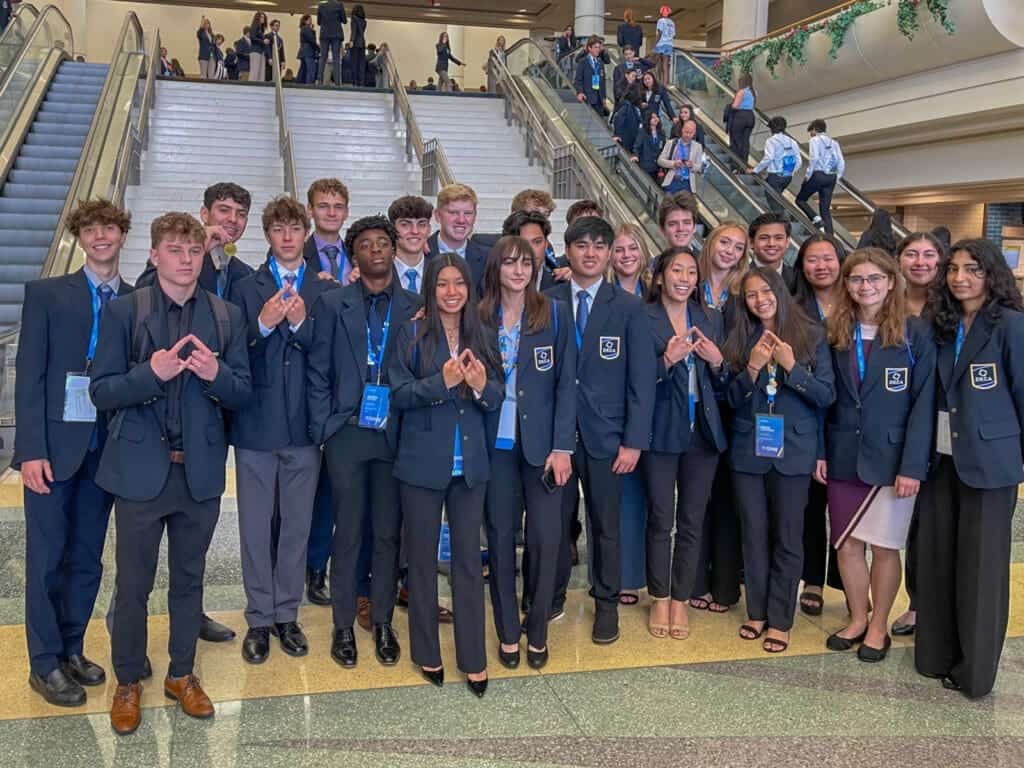 Bright students at Albuquerque Academy attend a national academic competition, showcasing excellence.