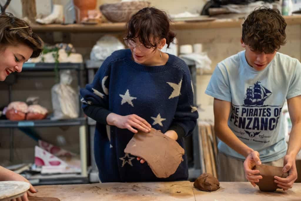 Visiting Artist Adams Puryear Demos Clay Technique and Art as a Career ...